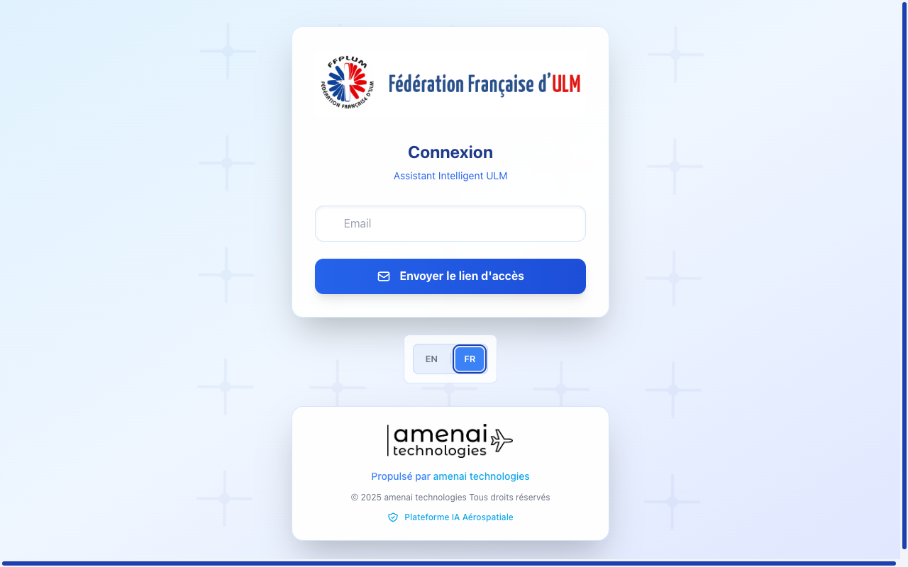 Page de connexion