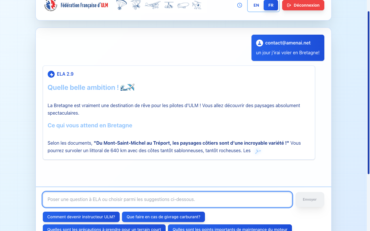 Réponse en cours