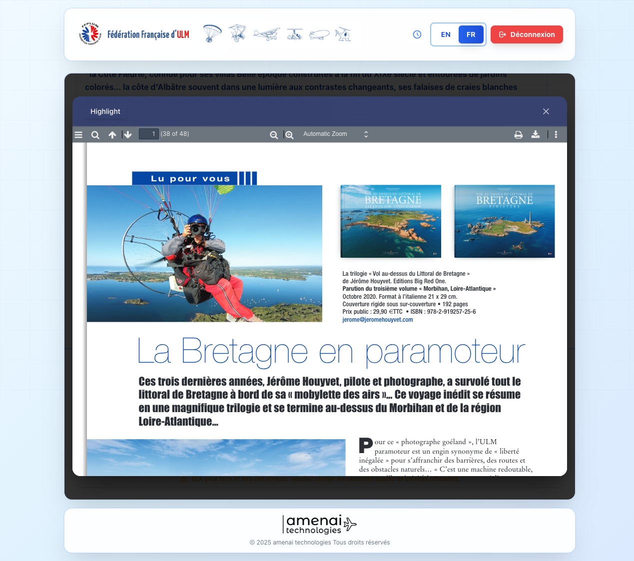 Modal de source